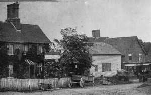 Rose Villa, Wheelwrights and Lindridge's shop